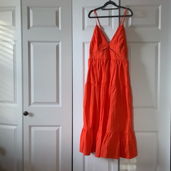 Ulla Johnson Phoebe Cutout Tiered Halter Midi Dress - Picture 8 of 13